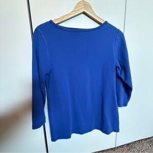 Classic Royal Blue Long Sleeve Top